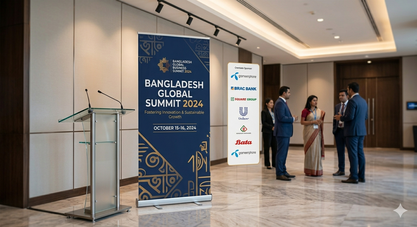কর্পোরেট ইভেন্ট ব্যানার ডিজাইন